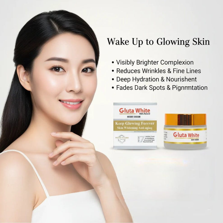 Gluta White Cream for Face Whitening & Brightening
